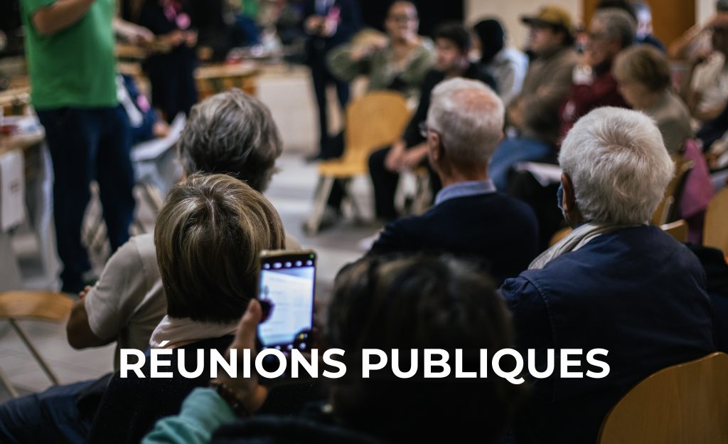 banner rÉunion publique